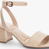 Beauties - Short Block Heels - Straw Natural by Chinese Laundry
