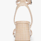 Beauties - Short Block Heels - Straw Natural by Chinese Laundry