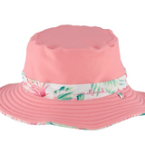 Baby Girls Bucket Hat - Gabi - White