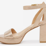 Go On Platform Heels - Starstone Light Gold -Chinese Laundry