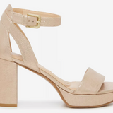 Go On Platform Heels - Starstone Light Gold -Chinese Laundry