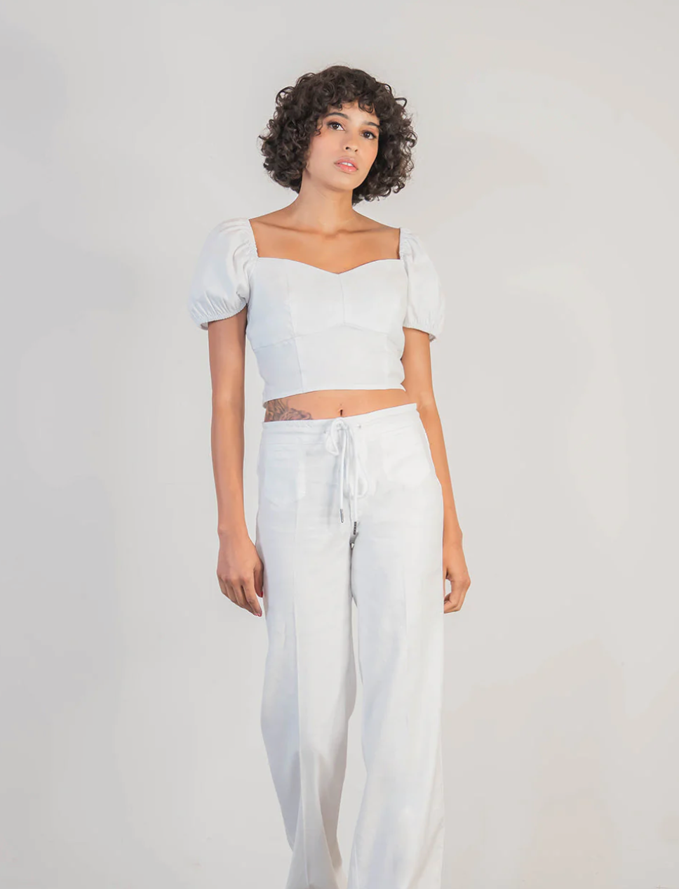 Elliott Lounge Pant w/ Drawstring - Stillwater White by Level 99