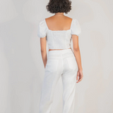Elliott Lounge Pant w/ Drawstring - Stillwater White by Level 99