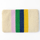 Leila soleil seed bead clutch with strap