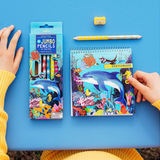 Sea Life 6 Jumbo Special Pencils