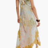 Bali Aurora Midi Slip Dress by Free People - Soft Combo