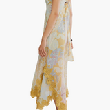 Bali Aurora Midi Slip Dress by Free People - Soft Combo
