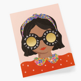 Rifle Paper Co Card - Birthday Girl - Head Scarf