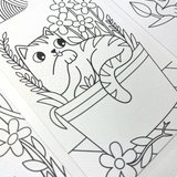 Undercover Art Hidden Patterns - Coloring Activity Cards - Smitten Kittens