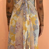 Bali Aurora Midi Slip Dress by Free People - Soft Combo