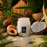 Large Glass Jar 18 oz- Tahitian Coconut