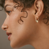 Heart Padlock Huggies By Gorjana