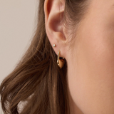 Heart Padlock Huggies By Gorjana