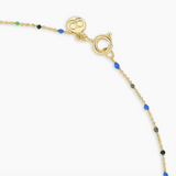 Capri Short Necklace Laguna With Palm Charm  - by Gorjana