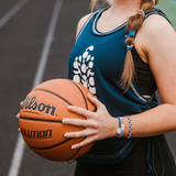 Mixed 5 Pack Hair Ties - Game Day - Blue & Orange - K'lani Hairties