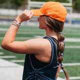 Mixed 5 Pack Hair Ties - Game Day - Blue & Orange - K'lani Hairties