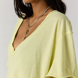 Nina Tee V - Free People - Lemon Water