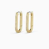 Zoey Shimmer Hoops - Gold - by Gorjana