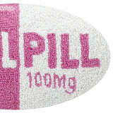 Chill Pill Hot Pink Hook Pillow