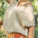 All-season Lightweight sweater: Oatmeal