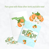 Beach Florida License Plate Sticker, Beach Sticker