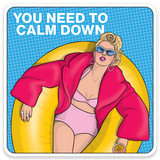 You Need To Calm Down Die Cut Sticker