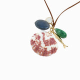 Sea Life Ocean Candy Mix Charm Cord Necklace