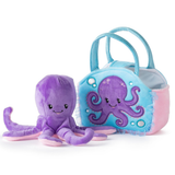 Plush Animal Set with Purse -  Octopus