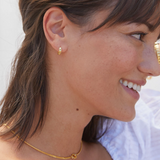 Wilder Huggies Earrings - Gold by Gorjana