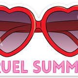 Summer Sunglasses Die Cut Sticker