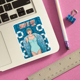 Nautical Pop Star Keep it 100 Die Cut Sticker