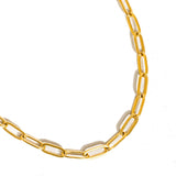 18k Gold Non-Tarnish Stackable Necklaces : Yellow Gold / Charlee-Gold