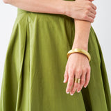 Cora Single Bangle Matte Brass
