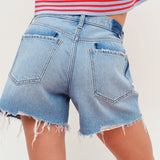 Crossroads Mid Rise Loose Short in Pulse
