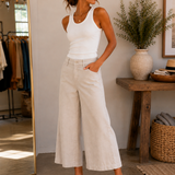Anabelle Wide Leg Pant  - Pampas