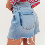 Crossroads Mid Rise Loose Short in Pulse