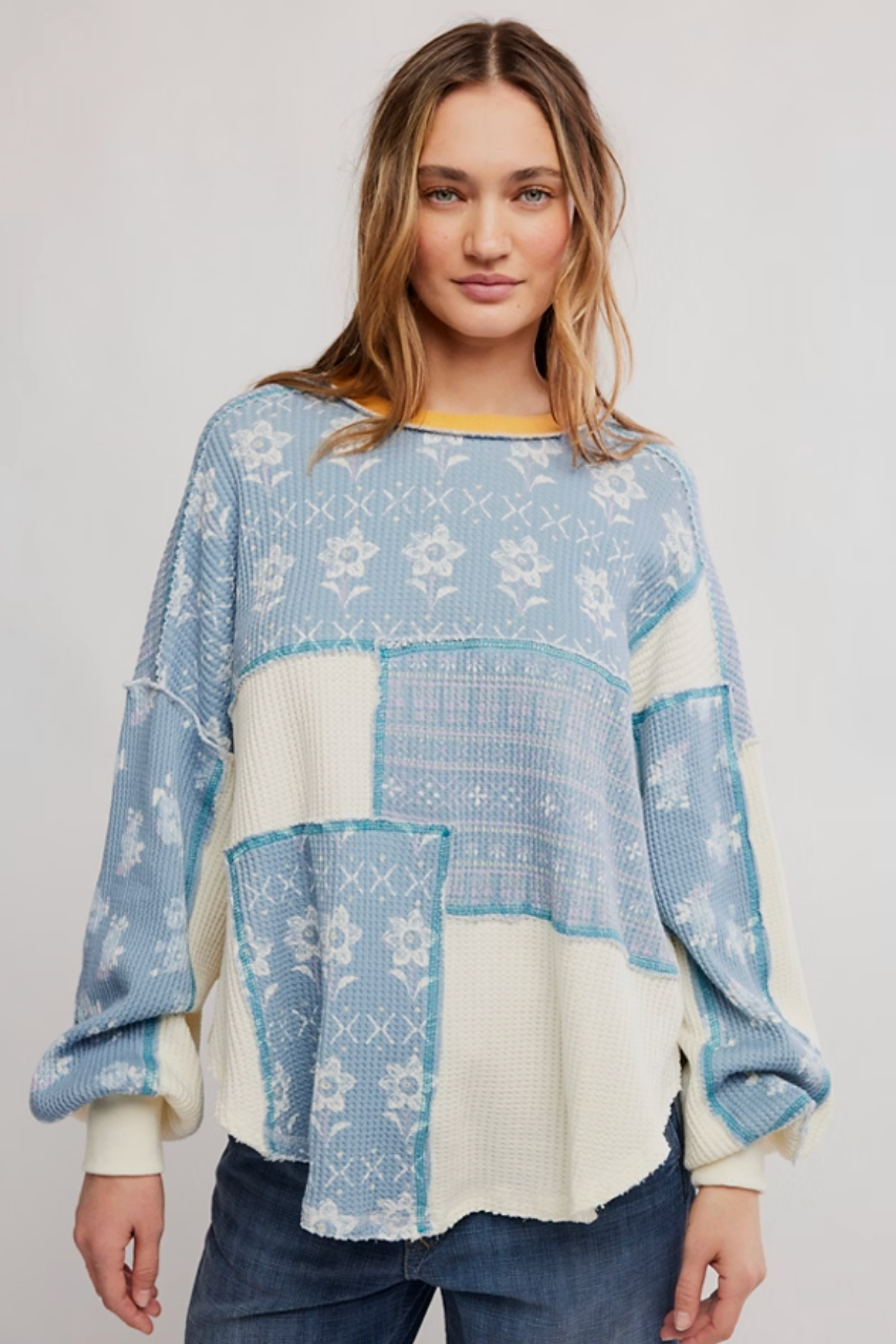 Wildflower Thermal By Free People - Blue Skies Combo
