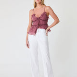 Sarah Pant by Level 99 - Stillwater White