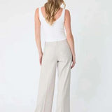 Tallulah Wide Leg Pants - Pampas Beige