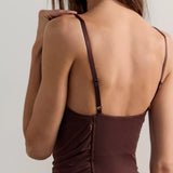Hard Launch Corset Bodysuit Mochaccino