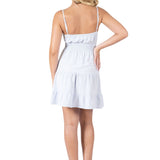 Sky Cotton Mini Dress