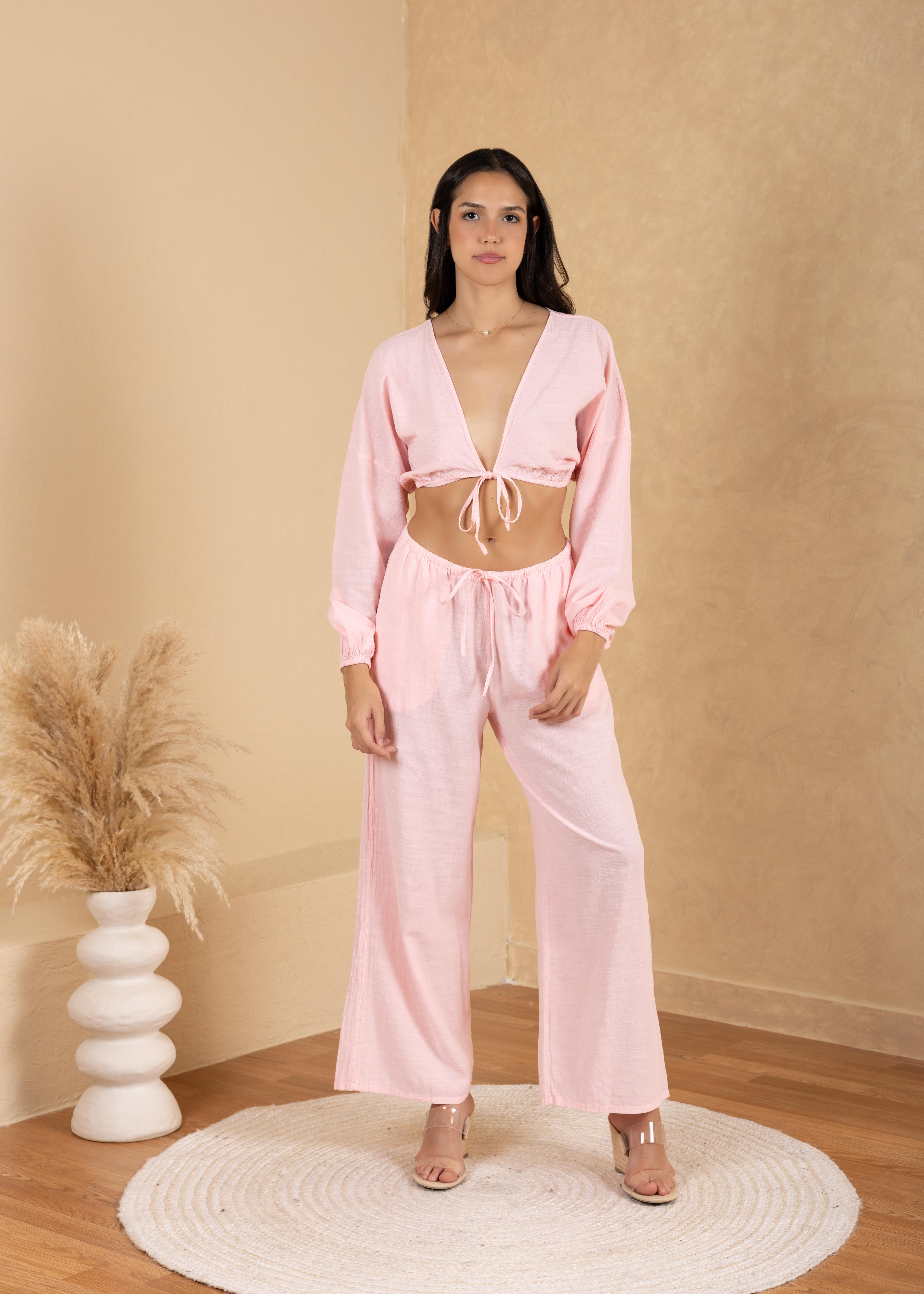 Baby Pink Cotton Top