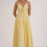 Sunny Maxi Dress With Spaghetti Straps