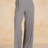 Wide Leg Knit Lounge Pant - Grey