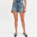 The Knockout High Rise Short in Thrill Vintage