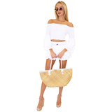 White Cotton Skirt