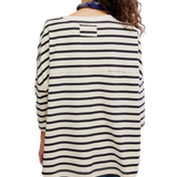 2 Sense Long Sleeve T‑Shirt by Free People - Ivory Combo