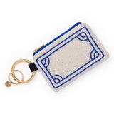 Mary Mahjong Beaded Coin Purse Ivory