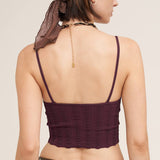 Lace Textured Bralette  Butter Cream