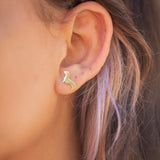 Alice - Brass Dachsund Post Earrings by Ink & Alloy